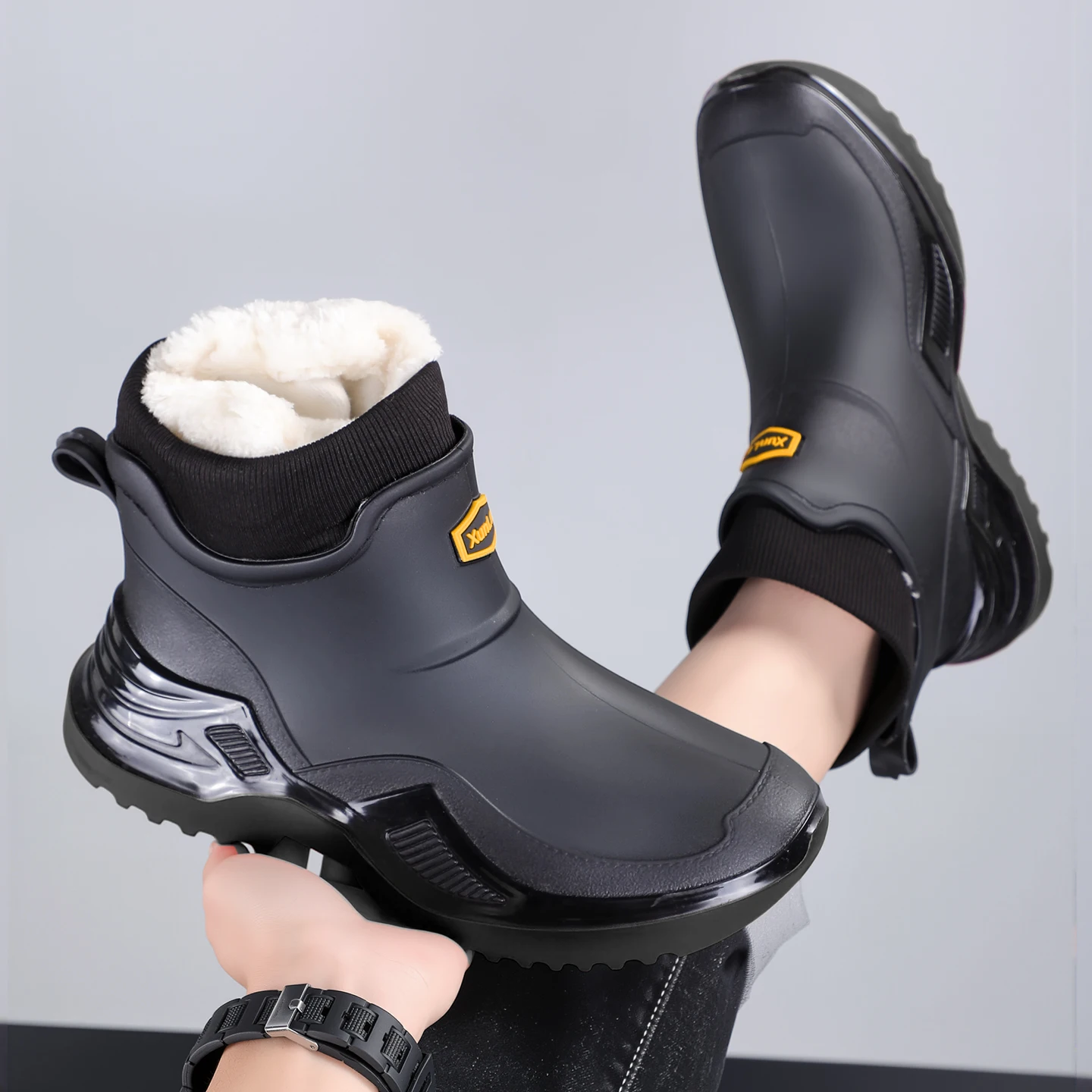 Fishing Boots - Men Women Winter Waterproof Rain Boots