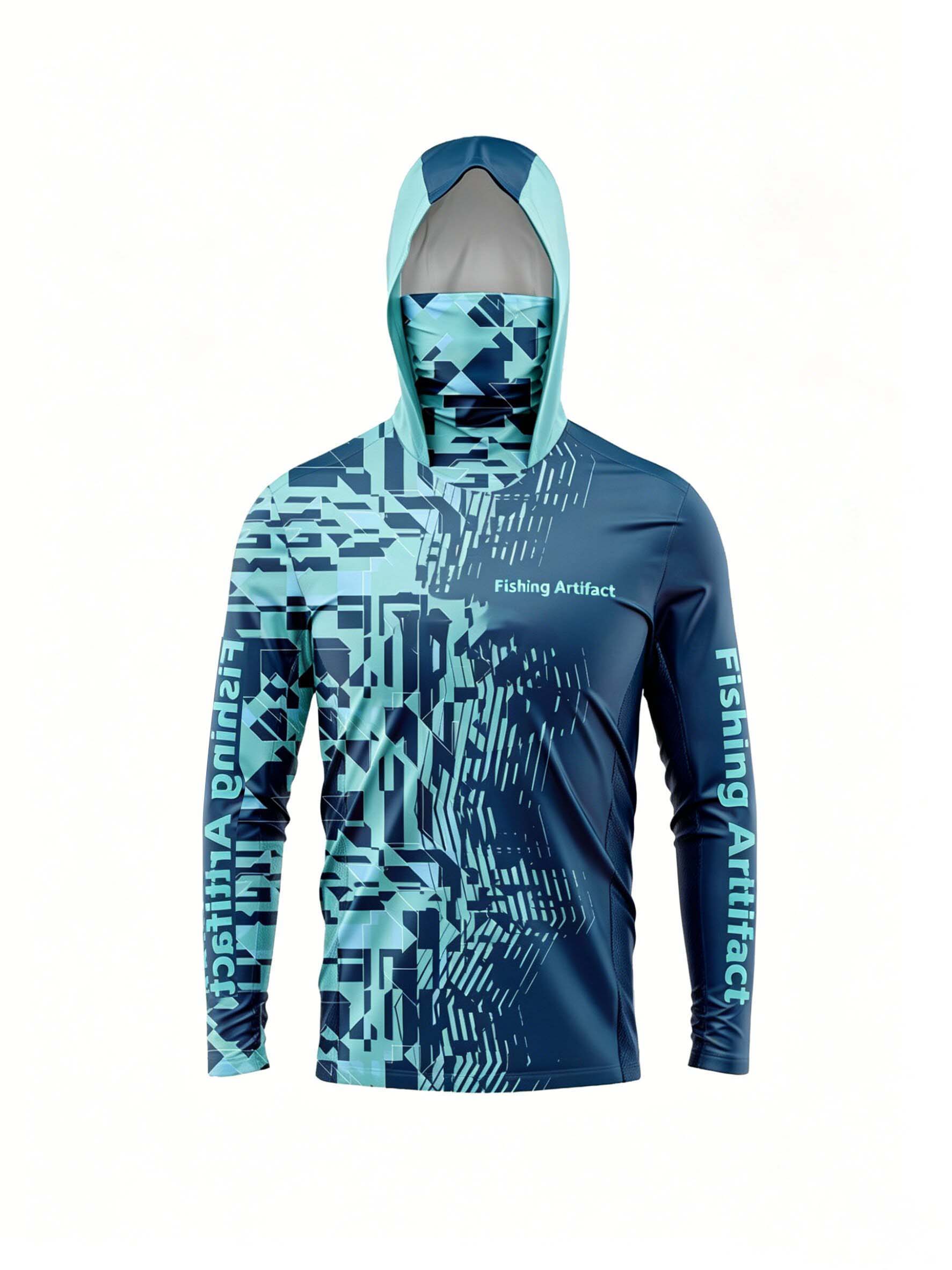 Men's Summer Fishing Hoodie, L - Fishing Mask Sun Protection ulasan dan harga