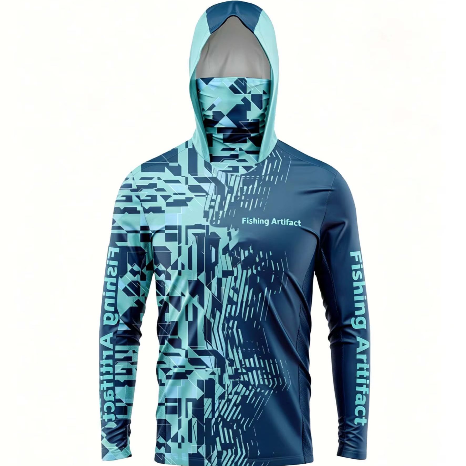 Men's Summer Fishing Hoodie, L - Fishing Mask Sun Protection ulasan dan harga