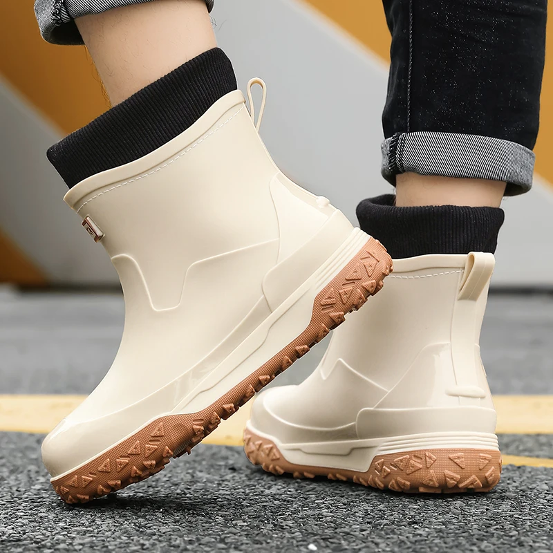 Men Winter Waterproof Rain Boo - Fishing Socks ulasan dan harga