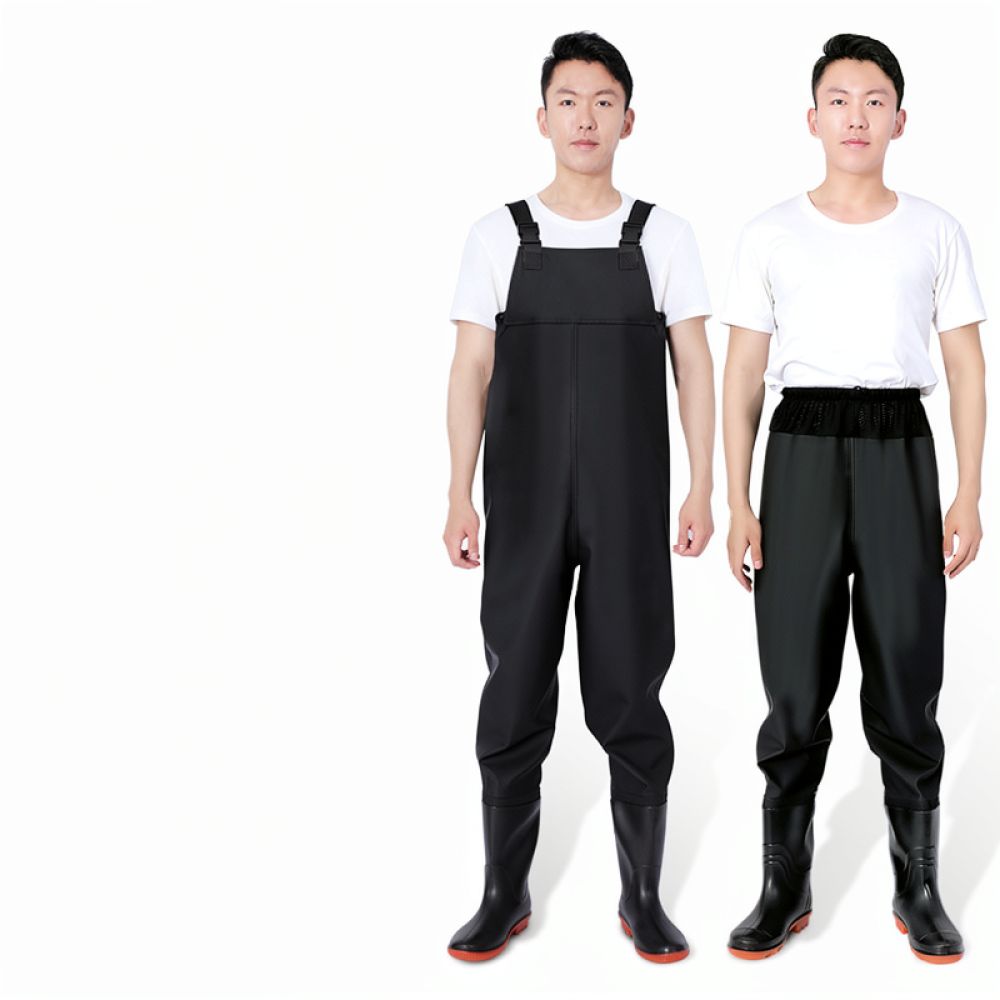 Heavy Duty PVC Wading Pants Wi - Fishing Pants Waterproof ulasan dan harga