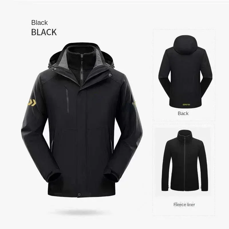 Thick Fishing Clothes Set Wint - Fishing Jacket Waterproof ulasan dan harga