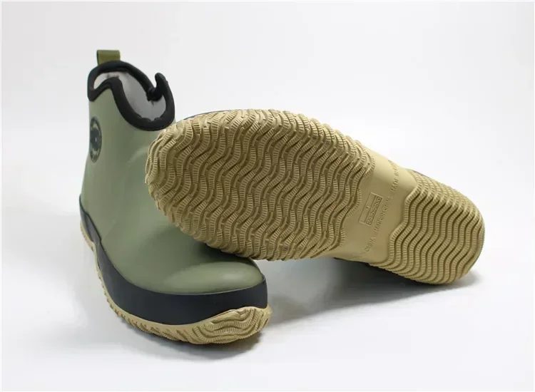 Men Rain Boots Fashion Rubber  - Fishing Boots ulasan dan harga