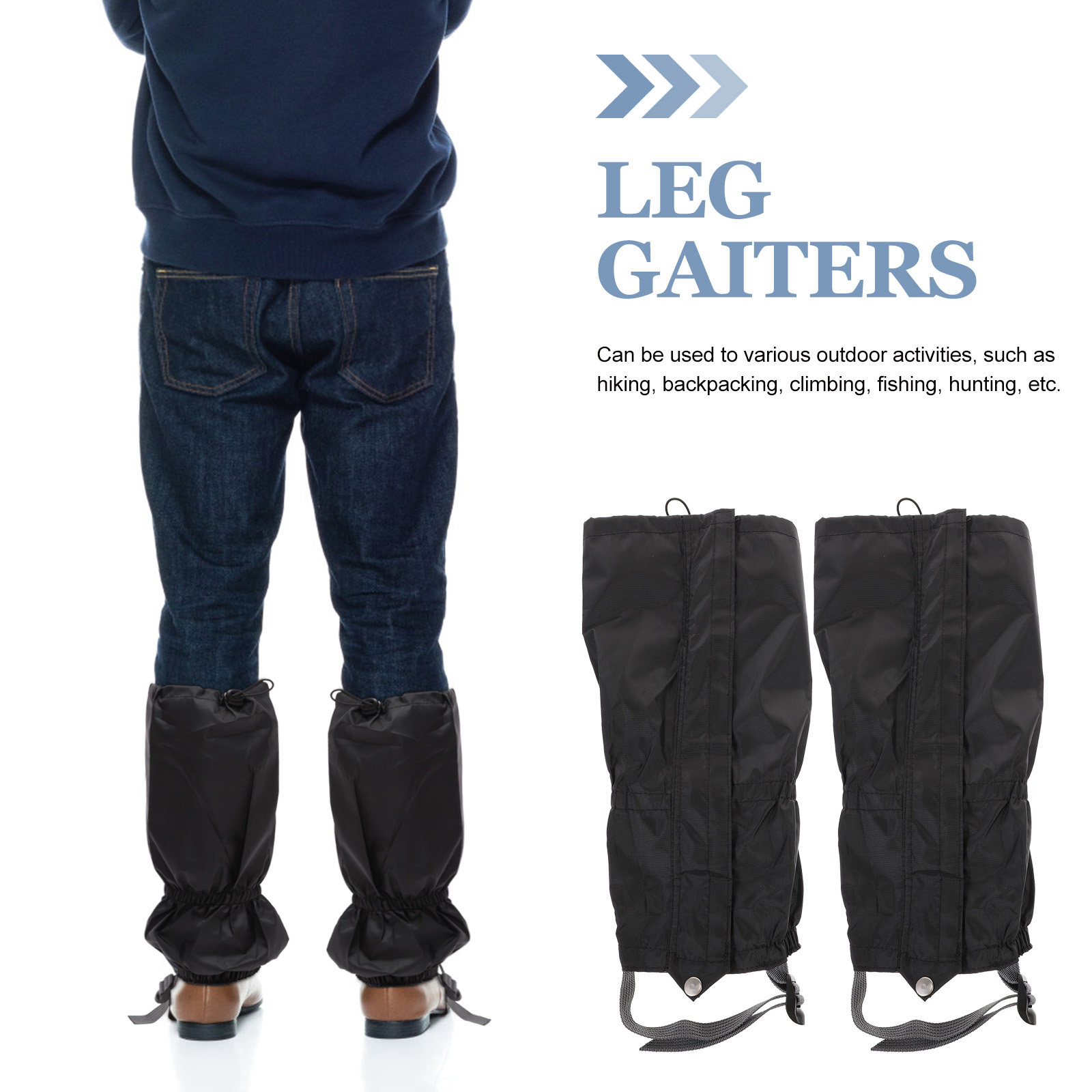 Outdoor Leg Gaiters 2 Pack Wat - Fishing Boots ulasan dan harga