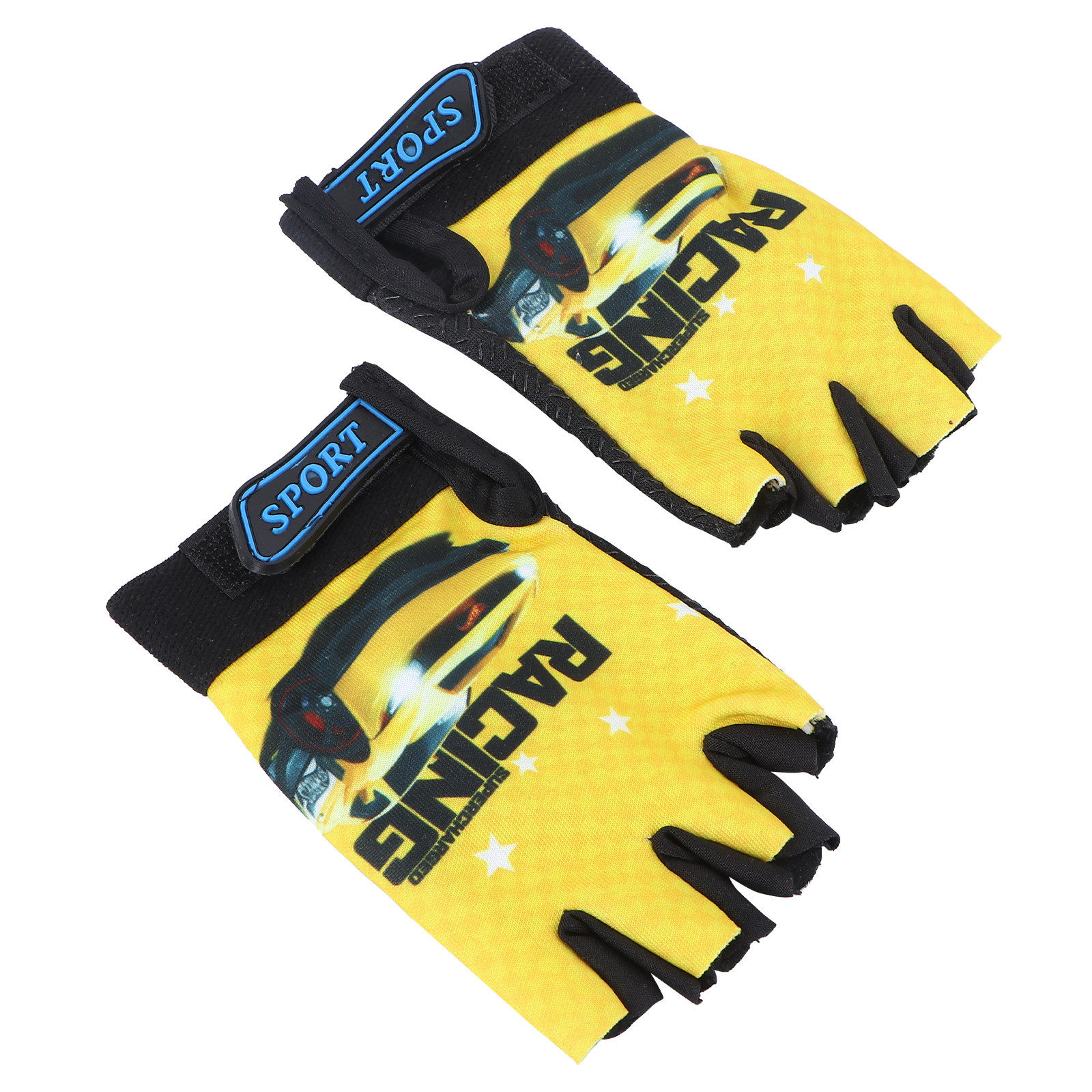 Children Gloves Half Finger Ye - Fishing Gloves ulasan dan harga