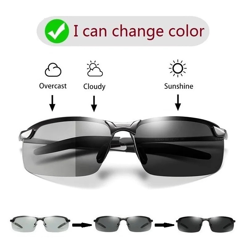Men Photochromic Polarized Sun - Fishing Sunglasses Polarized ulasan dan harga