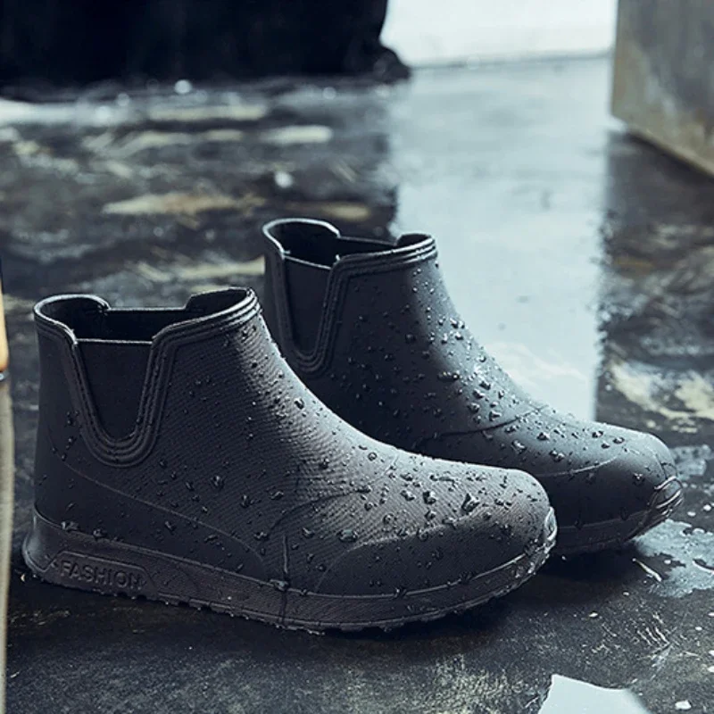New Fashion Men's Rain Boots R - Fishing Boots ulasan dan harga
