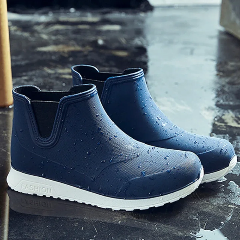 New Fashion Men's Rain Boots R - Fishing Boots ulasan dan harga