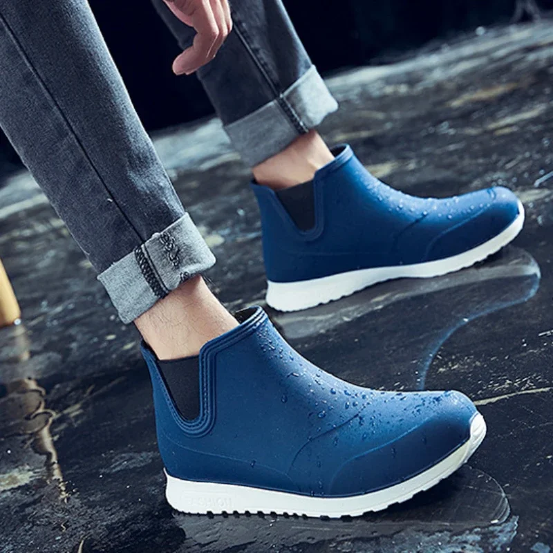 New Fashion Men's Rain Boots R - Fishing Boots ulasan dan harga