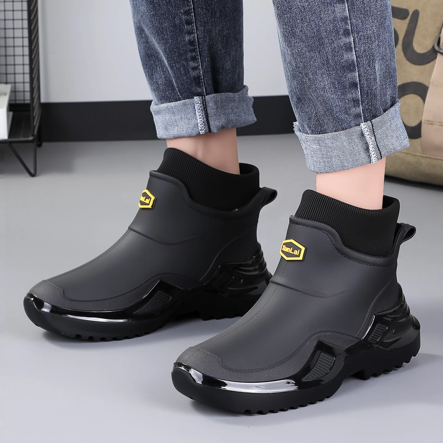Men Women Winter Waterproof Ra - Fishing Boots ulasan dan harga