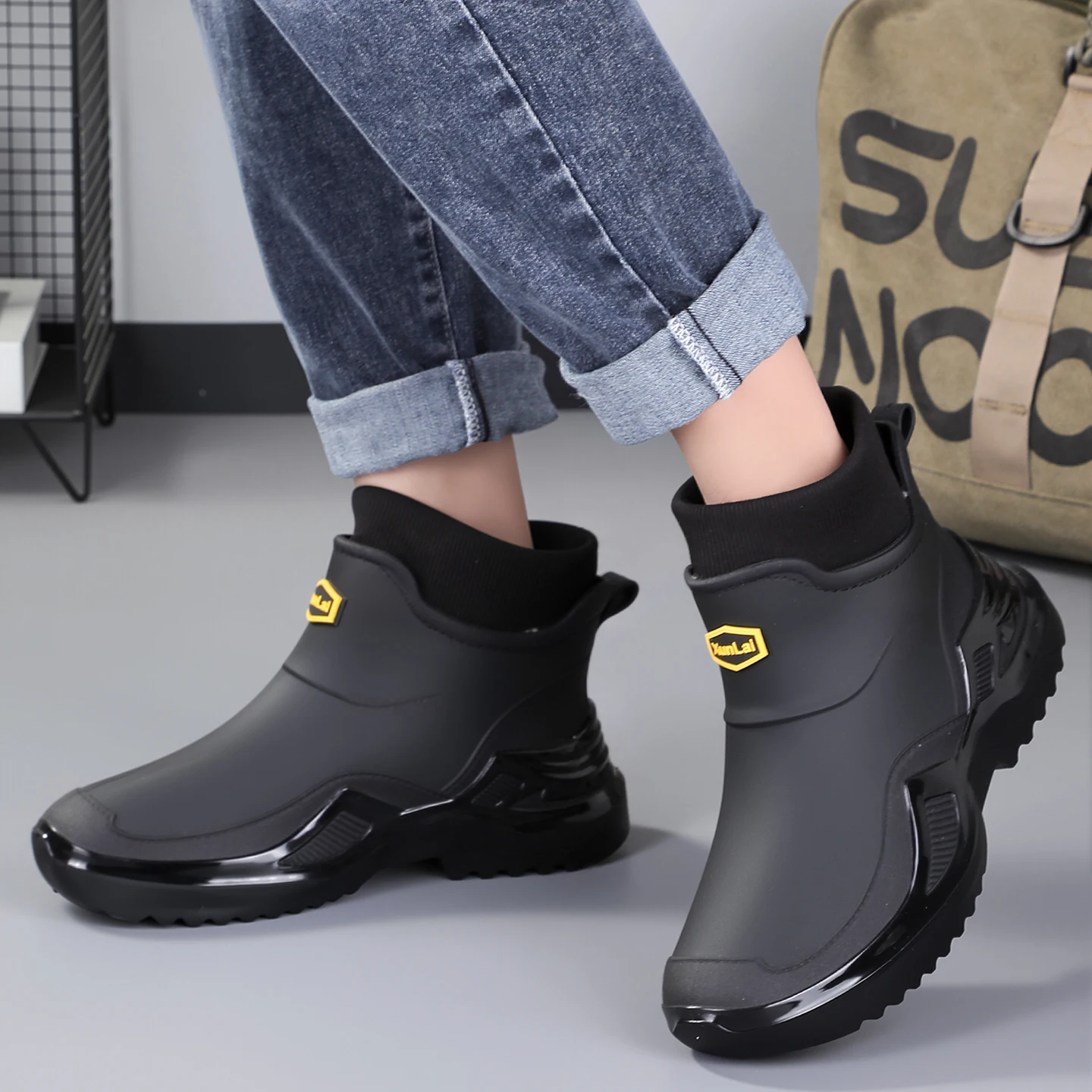 Men Women Winter Waterproof Ra - Fishing Boots ulasan dan harga