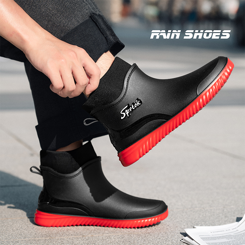 Fashionable Adult Short Rain B - Fishing Boots ulasan dan harga