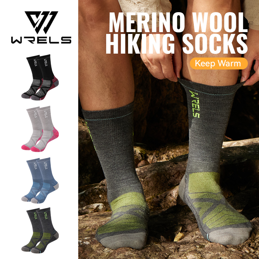 WRELS 1/2/3 Merino Wool Socks  - Fishing Socks ulasan dan harga